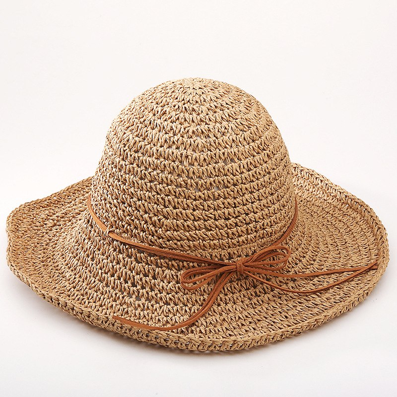 Straw folding wide Brim Sun Hat - PAYMUK