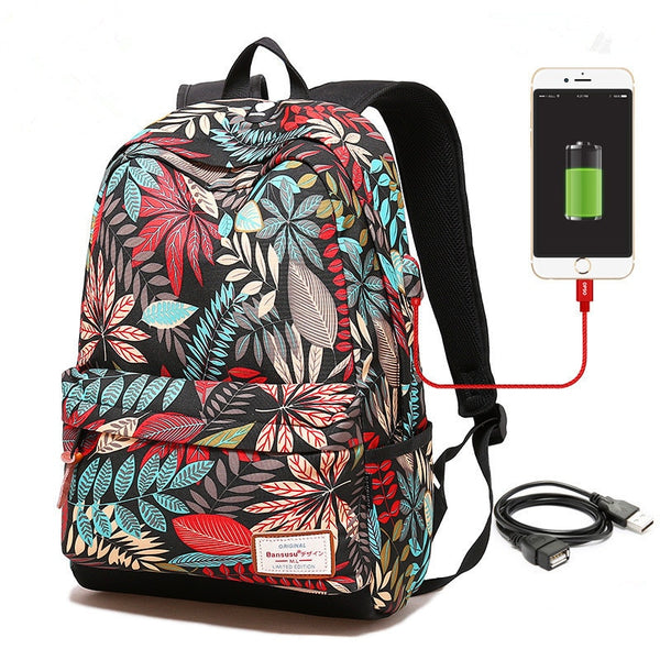 USB charging laptop backpack - PAYMUK