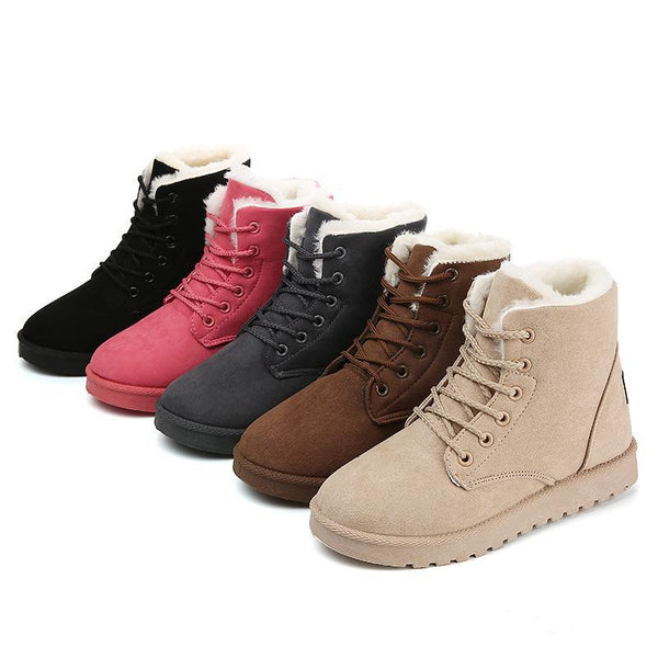 Winter Boots Suede Ankle - PAYMUK