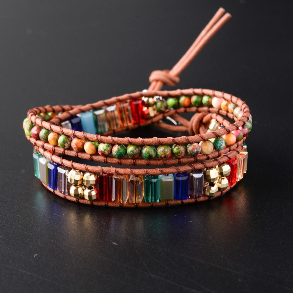 Chakra Bracelet Natural Stone - PAYMUK